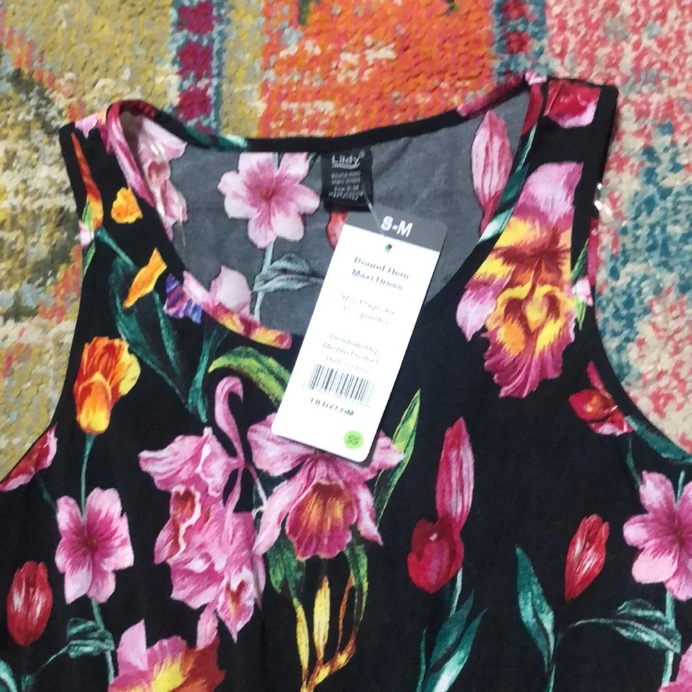 round hem maxi dress - Picture 4 of 4